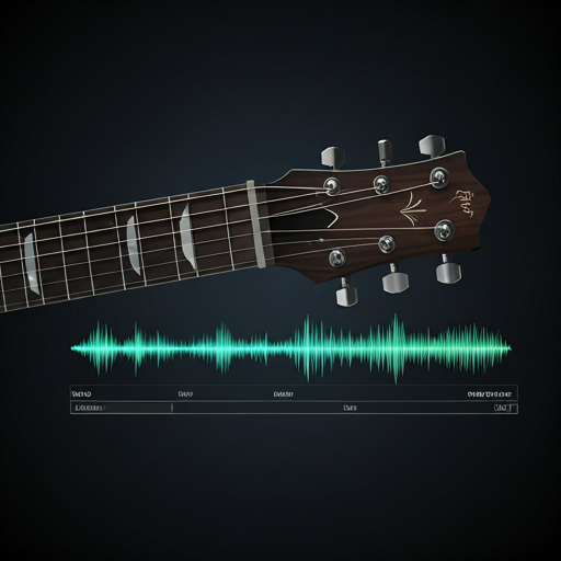 Guitar strings with waveform